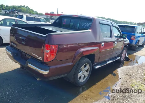 2009 Honda Ridgeline Rtl from USA, damaged, VIN 5FPYK16519B107974